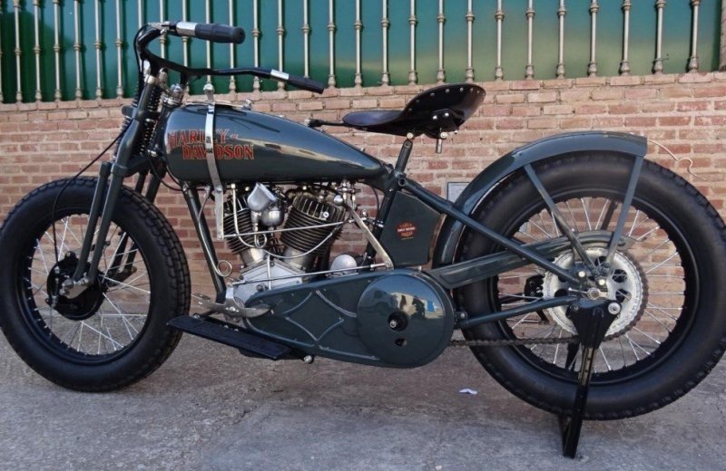Harley davidson groengrijs 2