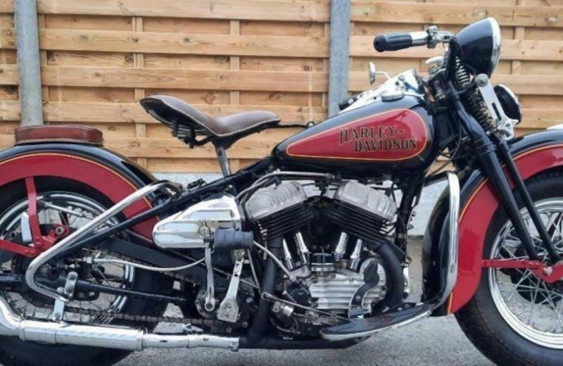Harley davidson rood zwart